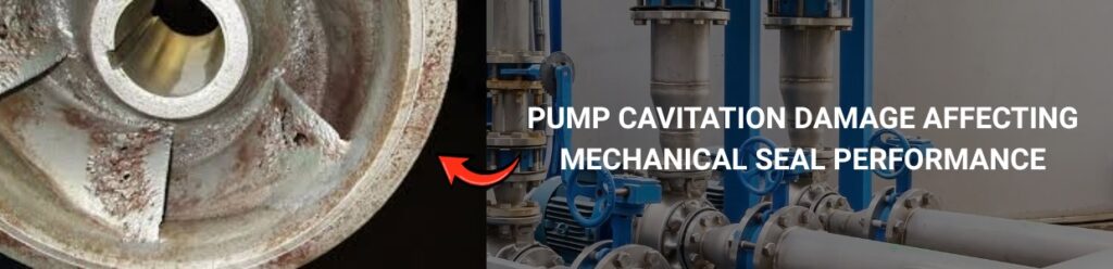 Pump Cavitation damage affecting mechanical seal | Cosmos Seals