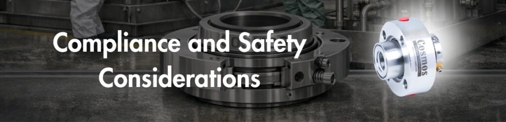 mechanical seal installation in industrial pump ensuring containment of hazardous fluids and operational safety