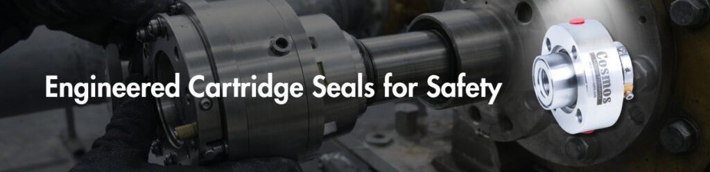 Cartridge mechanical seal by Cosmos Seals designed for reliable sealing in industrial pumps and rotating equipment